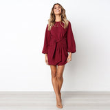 Autumn Dress Casual Loose Elegant Dress
